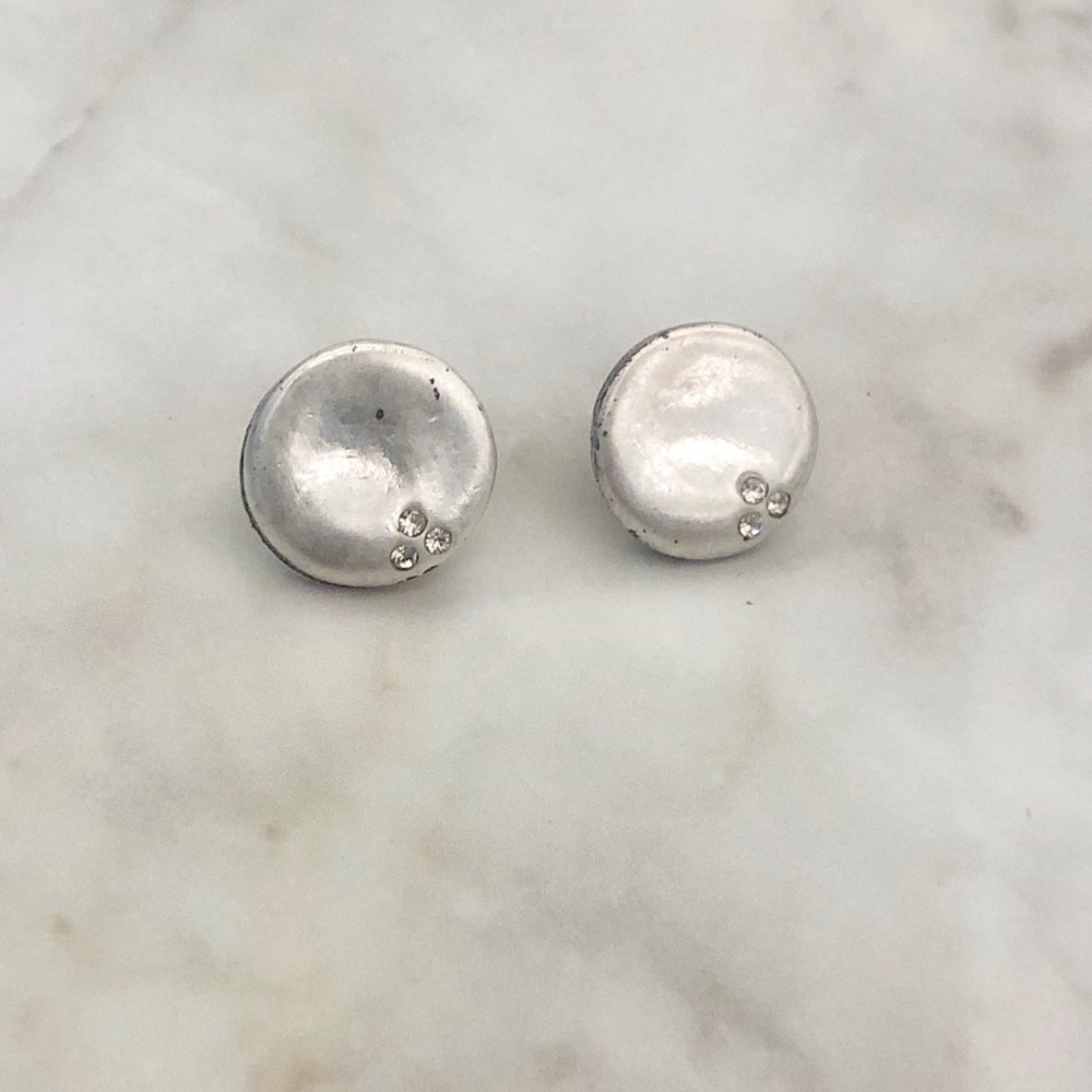 Chloe + Isabel Silver & Pave Studs